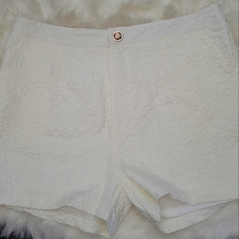 Cream color Dress Shorts 2X